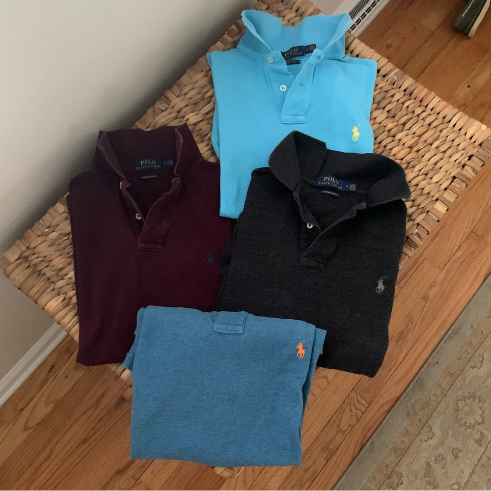Bundle of 4 Polo Ralph Lauren Polo Shirts
